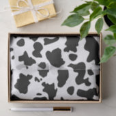 Black White Cow Spots Farm Animal Decoupage Tissuepapier (Geschenk)