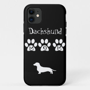 Black/White Dachshund Mam Case-Mate iPhone Case