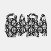 Black White  Damask Pattern 1 Bedankdoosjes (Uitgevouwen)