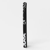Black White Damask Persoonlijke iPhone 5 Case-Mate iPhone Case (Achterkant/links)