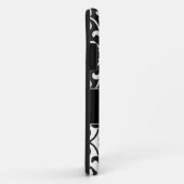Black White Damask Persoonlijke iPhone 5 Case-Mate iPhone Case (Achterkant/rechts)