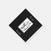 Black & White Dance Overweging Paper Napkins Servetten (Hoek)