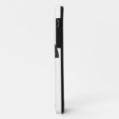 Black White Deco Star Sunburst Case-Mate iPhone Case (Achterkant/links)