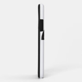 Black White Deco Star Sunburst Case-Mate iPhone Case (Achterkant/rechts)