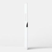 Black White Deco Star Sunburst Case-Mate iPhone Case (Achterkant / Rechts)