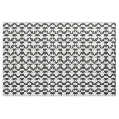 Black White Deco Star Sunburst Stof (Yard (91,4 cm))