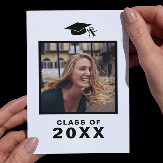 Black White deed het Afstuderen Kaart