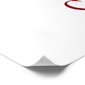 Black White Digital Ink Motivatie Courage Wolf Poster (Hoek)