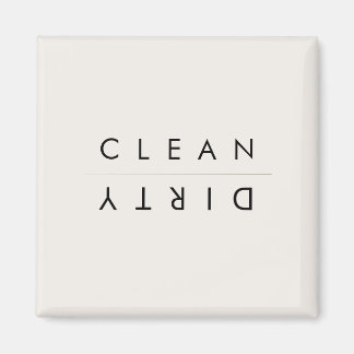 Black & White Dishwasher Magnet