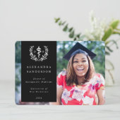 Black+White Doctor in de osteopathische geneeskund Aankondiging (Staand voorkant)