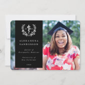 Black+White Doctor in de osteopathische geneeskund Aankondiging (Voorkant)