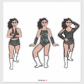 Black White Dots #2 Sticker (Vel)