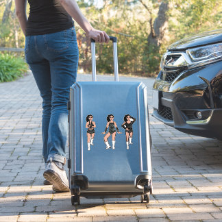 Black White Dots #2 Sticker