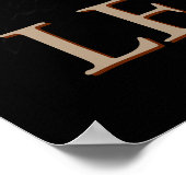 Black & White Eagle Inspirerend leiderschap Poster (Hoek)