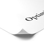 Black & White Eagle Motivatie vertrouwen Poster (Hoek)