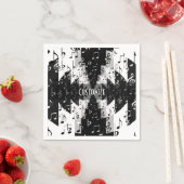 Black & White Echo-Muzieknoten Napkins Servetten (Insitu)