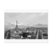 Black&White: Eiffel Tower, Parijs, Frankrijk