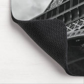 Black White Eiffel Tower Paris Europe Reivel Muismat (Hoek)