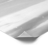 Black White Eiffel Tower Paris European Travel Poster (Hoek)