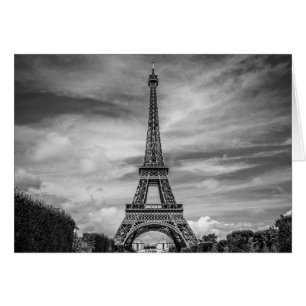 Black & White Eiffel Tower Paris Frankrijk