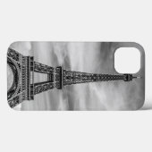 Black & White Eiffel Tower Paris Frankrijk Case-Mate iPhone Case (Achterkant (horizontaal))
