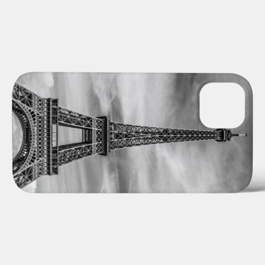 Black & White Eiffel Tower Paris Frankrijk Case-Mate iPhone Case (Achterkant (horizontaal))
