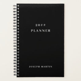 Black & White Elegant Minimalist Planner