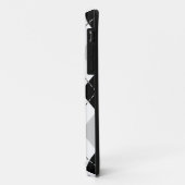 Black White en Grey Argyle iPhone 5 Hoesje (Achterkant/links)