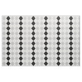 Black White en Grey Argyle Stof (Yard (91,4 cm))