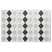 Black White en Grey Argyle Stof (Fat Quarter)