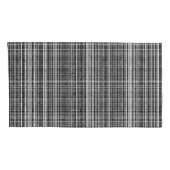 Black, White en Grey Check 2 Pattern Kussensloop (Achterkant-Rechts)