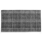 Black, White en Grey Check 2 Pattern Kussensloop (Voorkant-Rechts)