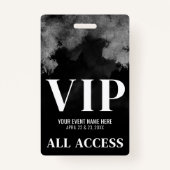Black White Event VIP Badge (Voorkant)