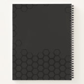 Black White Family Name Board Game Scorebook Notitieboek (Achterkant)