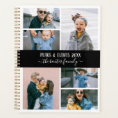 Black White Family Photo Collage Planner (Voorkant)