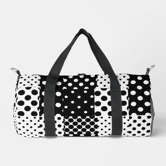 Black White Fashion Polka Dots Style Design  Plunjezak (Voorkant)