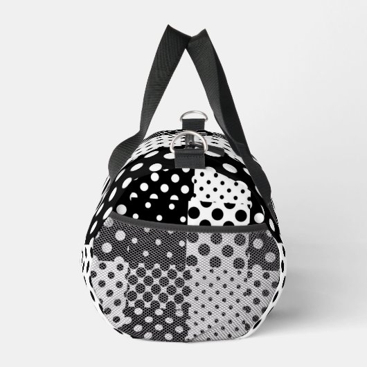 Black White Fashion Polka Dots Style Design  Plunjezak (Rechts)