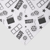 Black white film night party tissuepapier (Detail)