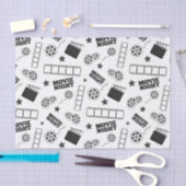 Black white film night party tissuepapier (Craft)