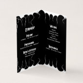 Black & White Fire Ceremony Programma Trouwen (Binnen)