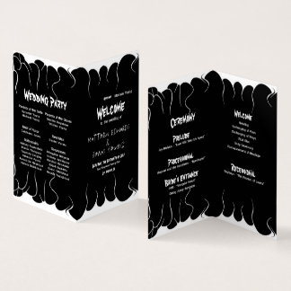 Black & White Fire Ceremony Programma Trouwen