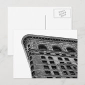 Black & White Flatiron Building Foto van NYC Briefkaart (Voorkant / Achterkant)