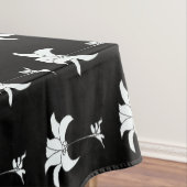 Black White Floral Tafelkleed (Voorbeeld)