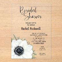 Black White Floral Vrijgezellenfeest