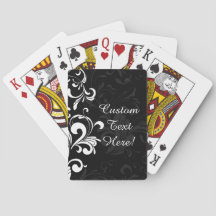 Black White Fountain Swirl Party