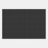Black & White Fun & Unique Stripes & Polka Dots Inpakpapier Vel (Voorkant 3)