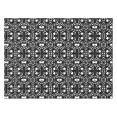 black & white geometric tafelkleed (Voorkant (Horizontaal))