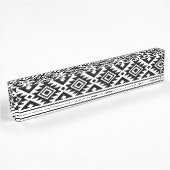 Black White Geometric Tribal Pattern Aztec Boho Naambordje