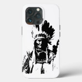 Black & White Geronimo Case-Mate iPhone Case (Achterkant)