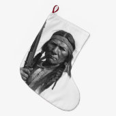 Black & White Geronimo Grote Kerstsok (Voorkant (Hangend))
